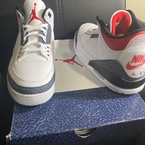 Air Jordan 3 Retro Fire Red Denim
